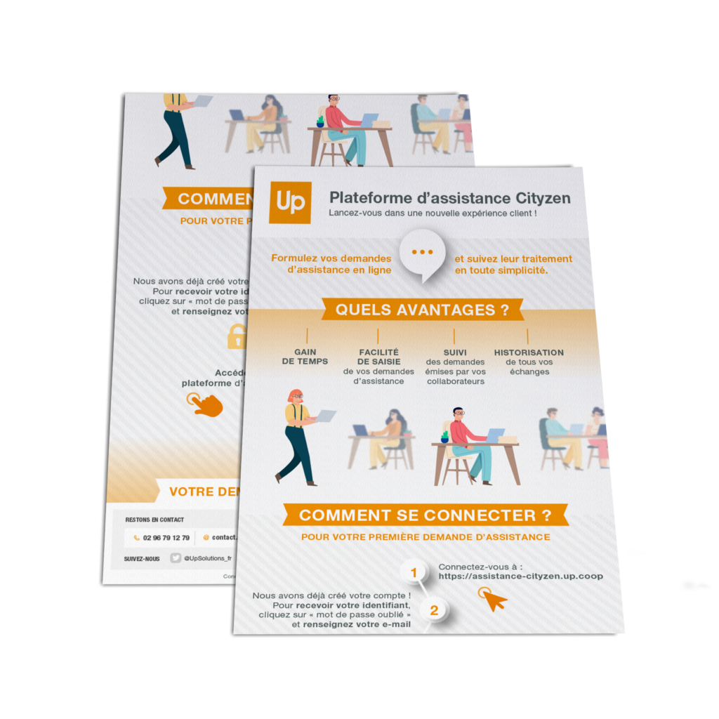 Recto infographie plateforme d'assistance